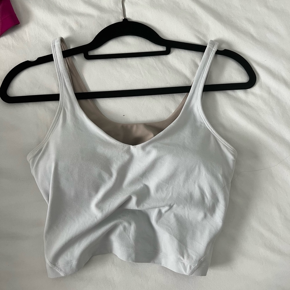 White lululemon align tank
